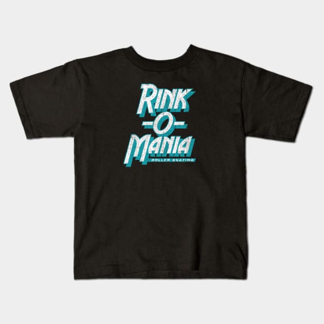 Rink O Mania (Stranger Things) Kids T-Shirt by huckblade